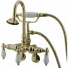 Kingston Brass CC305T Vintage Wall Mount Tub Filler With Adjustable Centers