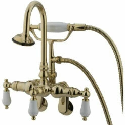 Kingston Brass CC305T Vintage Wall Mount Tub Filler With Adjustable Centers