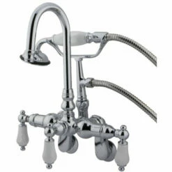Kingston Brass CC305T Vintage Wall Mount Tub Filler With Adjustable Centers -Hansgrohe Shop CC306T1