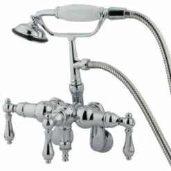 Kingston Brass CC419T Vintage Wall Mount Tub Filler With Adjustable Centers -Hansgrohe Shop CC420T1