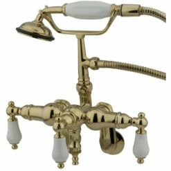 Kingston Brass CC421T Vintage Wall Mount Tub Filler With Adjustable Centers -Hansgrohe Shop CC421T2