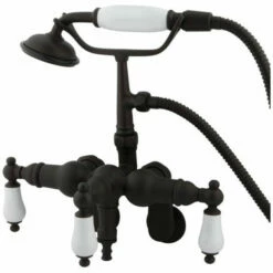 Kingston Brass CC421T Vintage Wall Mount Tub Filler With Adjustable Centers