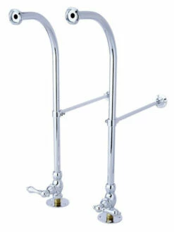 Kingston Brass Vintage Rigid Freestanding Supply Lines With Shut-Off Valves