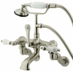 Kingston Brass CC459T Vintage Wall Mount Tub Filler With Adjustable Centers -Hansgrohe Shop CC459T8