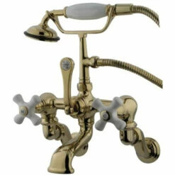 Kingston Brass CC465T Vintage Wall Mount Tub Filler With Adjustable Centers