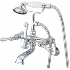 Kingston Brass CC51T Vintage Wall Mount Tub Filler With Adjustable Centers -Hansgrohe Shop CC52T1