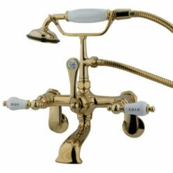 Kingston Brass CC53T Vintage Wall Mount Tub Filler With Adjustable Centers