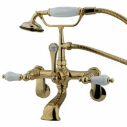 Kingston Brass CC55T Vintage Wall Mount Tub Filler With Adjustable Centers