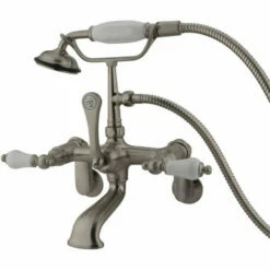 Kingston Brass CC55T Vintage Wall Mount Tub Filler With Adjustable Centers -Hansgrohe Shop CC55T8
