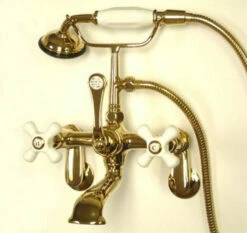 Kingston Brass CC59T Vintage Wall Mount Tub Filler With Adjustable Centers