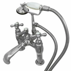 Kingston Brass CC609T Vintage 7" Deck Mount Tub Filler 5 Kingston Brass CC609T Vintage 7" Deck Mount Tub Filler -Hansgrohe Shop CC610T1