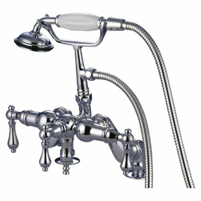 Kingston Brass CC619T Vintage Deck Mount Tub Filler With Adjustable Centers 4 Kingston Brass CC619T Vintage Deck Mount Tub Filler With Adjustable Centers - Image 4