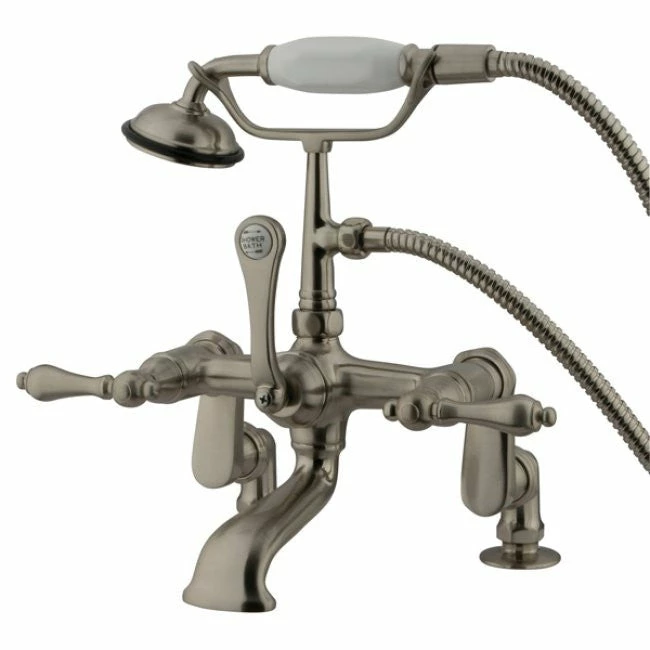 Kingston Brass CC651T Vintage Deck Mount Tub Filler With Adjustable Centers 5 Kingston Brass CC651T Vintage Deck Mount Tub Filler With Adjustable Centers - Image 5
