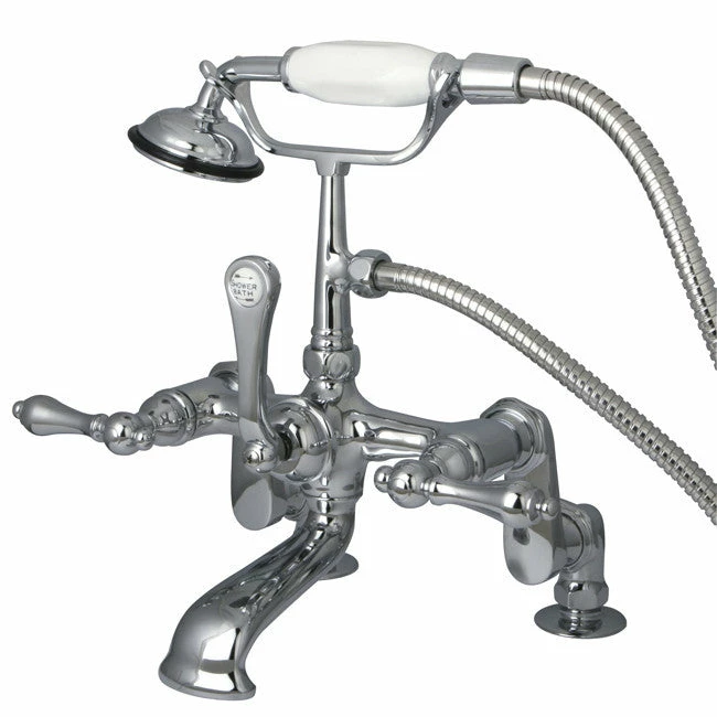 Kingston Brass CC651T Vintage Deck Mount Tub Filler With Adjustable Centers 8 Kingston Brass CC651T Vintage Deck Mount Tub Filler With Adjustable Centers - Image 8