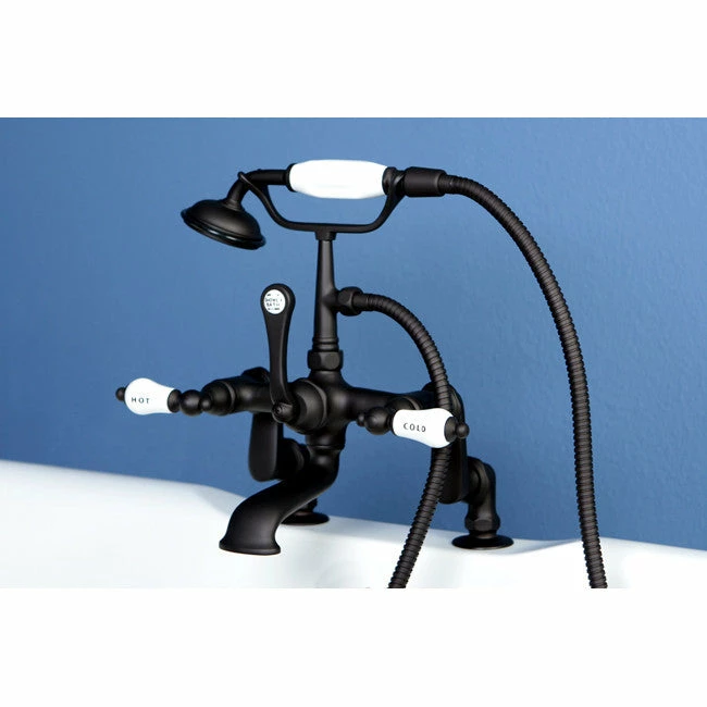 Kingston Brass CC653T Vintage Deck Mount Tub Filler With Adjustable Centers 3 Kingston Brass CC653T Vintage Deck Mount Tub Filler With Adjustable Centers - Image 3