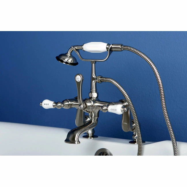 Kingston Brass CC653T Vintage Deck Mount Tub Filler With Adjustable Centers 6 Kingston Brass CC653T Vintage Deck Mount Tub Filler With Adjustable Centers - Image 6