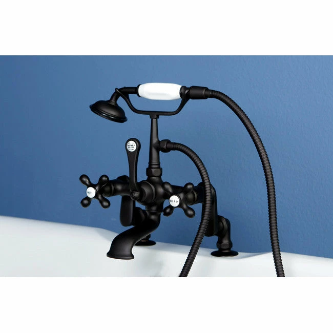 Kingston Brass CC657T Vintage Deck Mount Tub Filler With Adjustable Centers 3 Kingston Brass CC657T Vintage Deck Mount Tub Filler With Adjustable Centers - Image 3