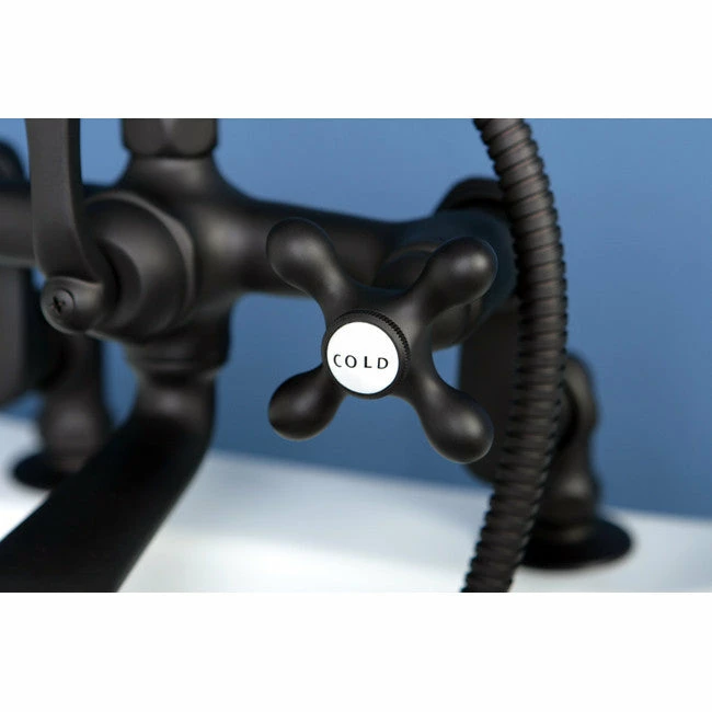 Kingston Brass CC657T Vintage Deck Mount Tub Filler With Adjustable Centers 4 Kingston Brass CC657T Vintage Deck Mount Tub Filler With Adjustable Centers - Image 4