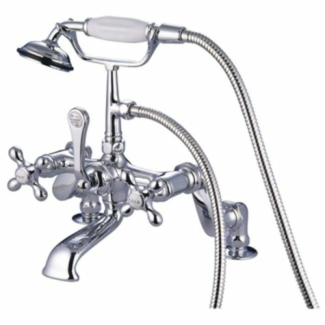 Kingston Brass CC657T Vintage Deck Mount Tub Filler With Adjustable Centers 8 Kingston Brass CC657T Vintage Deck Mount Tub Filler With Adjustable Centers - Image 8