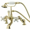 Kingston Brass CC659T Vintage Deck Mount Tub Filler With Adjustable Centers