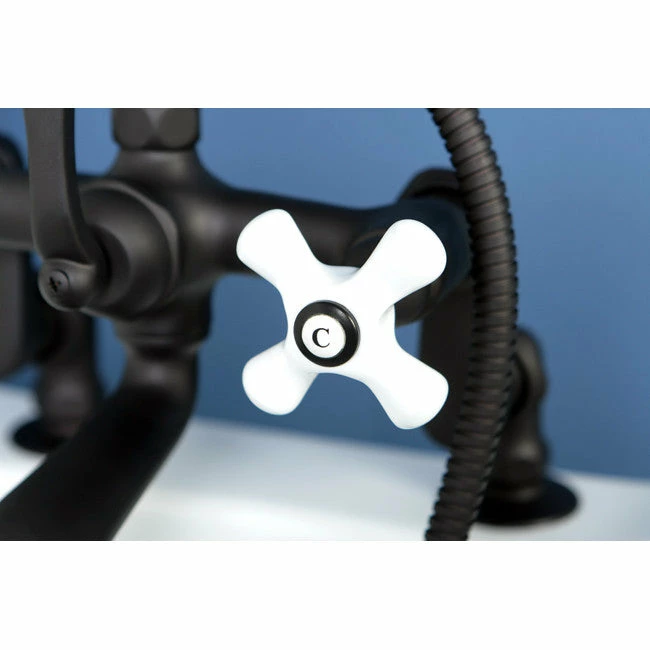 Kingston Brass CC659T Vintage Deck Mount Tub Filler With Adjustable Centers 4 Kingston Brass CC659T Vintage Deck Mount Tub Filler With Adjustable Centers - Image 4