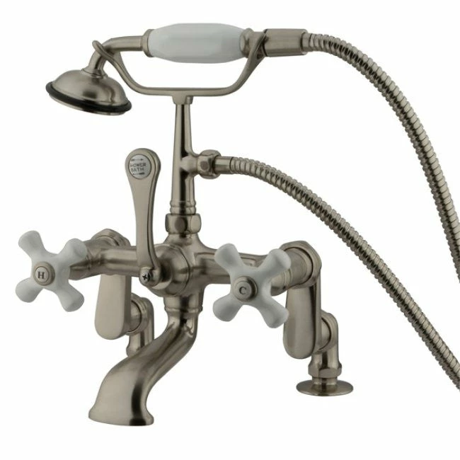 Kingston Brass CC659T Vintage Deck Mount Tub Filler With Adjustable Centers 3 Kingston Brass CC659T Vintage Deck Mount Tub Filler With Adjustable Centers - Image 3
