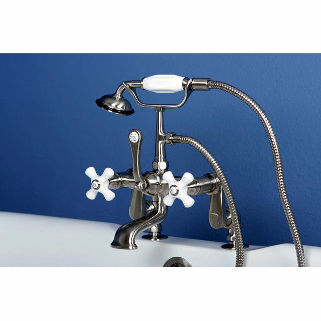 Kingston Brass CC659T Vintage Deck Mount Tub Filler With Adjustable Centers 2 Kingston Brass CC659T Vintage Deck Mount Tub Filler With Adjustable Centers - Image 2
