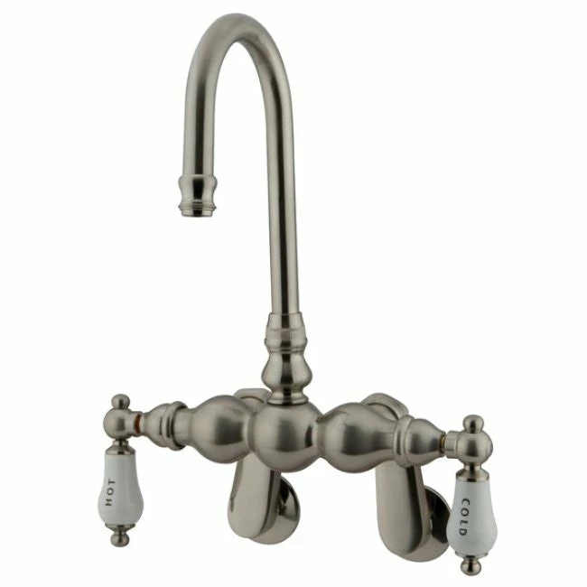 Kingston Brass CC85T Vintage Wall Mount Tub Filler With Adjustable Centers 3 Kingston Brass CC85T Vintage Wall Mount Tub Filler With Adjustable Centers - Image 3