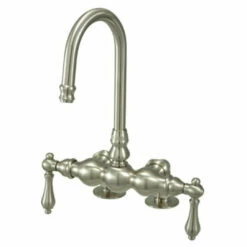 Kingston Brass CC91T Vintage 3-3/8" Deck Mount Tub Filler -Hansgrohe Shop CC91T8