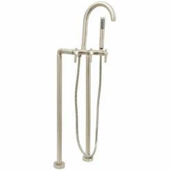 Giagni Contemporary Floor Mount Tub Faucet -Hansgrohe Shop CFTF BN contem FM lever