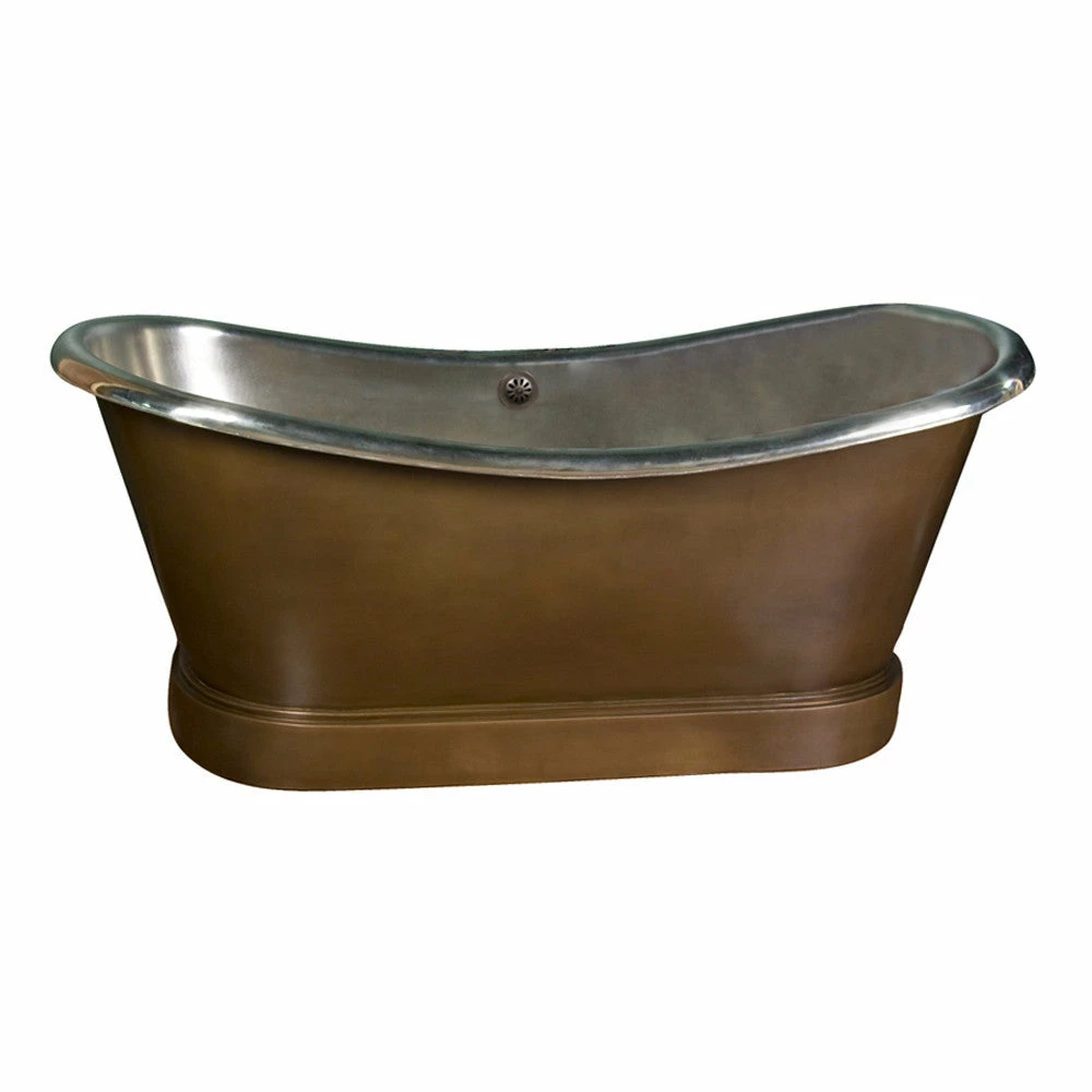 Barclay Ashton COTDSN72P-CN 72" Copper Double Slipper Freestanding Tub 1 Barclay Ashton COTDSN72P-CN 72" Copper Double Slipper Freestanding Tub