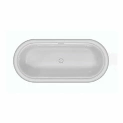 Barclay - Claremont 69" Acrylic Double Roll Top Tub With Integral Drain And Overflow - ATDRN69BIG -Hansgrohe Shop Claremont3