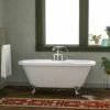 Barclay Claudia 69" Acrylic Double Roll Freestanding Tub
