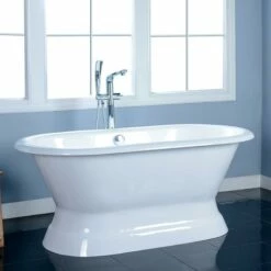 Barclay Conrad Cast Iron Double Roll Freestanding Tub -Hansgrohe Shop Conrad2