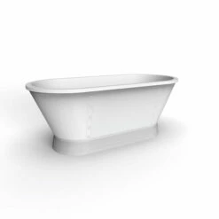 Barclay - Coventry 66" Acrylic Tub With Integrated Drain And Overflow - ATDRN66B-WH -Hansgrohe Shop Coventry1