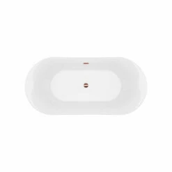 A&E Bath And Shower Tundra Copper 66" Freestanding Tub No Faucet -Hansgrohe Shop Cyclone 66 x 30 Freestanding Soaking Bathtub 6
