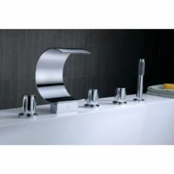 ANZZI Ribbon Series FR-AZ048CH 3-Handle Deck-Mount Roman Tub Faucet 15 ANZZI Ribbon Series FR-AZ048CH 3-Handle Deck-Mount Roman Tub Faucet -Hansgrohe Shop FR AZ048CH 8