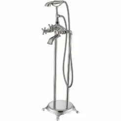 ANZZI Tugela Series FS-AZ0052 3-Handle Claw Foot Tub Faucet With Hand Shower -Hansgrohe Shop FS AZ0052BN 5 56348217 9e9a 404d 8714 04a4b0827028