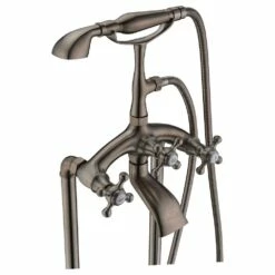 ANZZI Tugela Series FS-AZ0052 3-Handle Claw Foot Tub Faucet With Hand Shower -Hansgrohe Shop FS AZ0052BN 9 4973e0b4 3354 4f8f 8431 9047c5d4ebc8