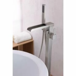 ANZZI Union Series FS-AZ0059 2-Handle Claw Foot Tub Faucet With Hand Shower -Hansgrohe Shop FS AZ0059BN 7 b0568f06 d0f5 40a8 a20b 6be3c9e0358c