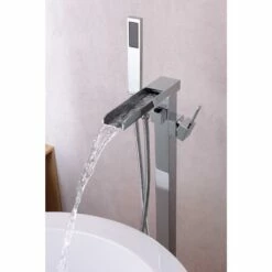 ANZZI Union Series FS-AZ0059 2-Handle Claw Foot Tub Faucet With Hand Shower -Hansgrohe Shop FS AZ0059CH 6 f2c90419 bb0b 4d09 8a4c c31e8c74b74c