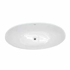 ANZZI Nimbus Series FT-AZ068 5.6 Ft. Acrylic Center Drain Freestanding Bathtub In Glossy White -Hansgrohe Shop FT AZ068 4