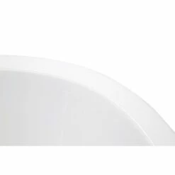 ANZZI Nimbus Series FT-AZ068 5.6 Ft. Acrylic Center Drain Freestanding Bathtub In Glossy White -Hansgrohe Shop FT AZ068 6