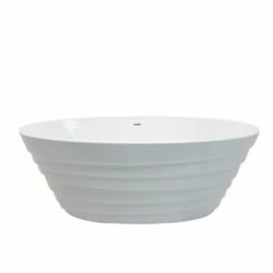 ANZZI Nimbus Series 5.6 Ft. Acrylic Classic Freestanding Flatbottom Non-Whirlpool Bathtub In White With Freestanding Faucet -Hansgrohe Shop FT AZ068 67c47837 25f1 45f9 8b25 81ac811ed362