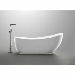 ANZZI Talyah Series FT-AZ090 5.92 Ft. Freestanding Bathtub In White -Hansgrohe Shop FT AZ090 6