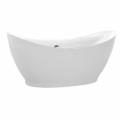 ANZZI Reginald Series FT-AZ091 5.67 Ft. Freestanding Bathtub In White