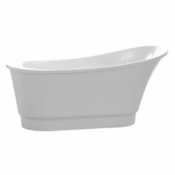 ANZZI Prima Series FT-AZ095 5.58 Ft. Freestanding Bathtub In White