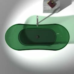 ANZZI Azul Series 5.8 Ft. Man-Made Stone Center Drain Freestanding Bathtub 35 ANZZI Azul Series 5.8 Ft. Man-Made Stone Center Drain Freestanding Bathtub -Hansgrohe Shop FT AZ520 GR 3 7a04d29a 9ad3 46bf b7f8 f763de73cbe8