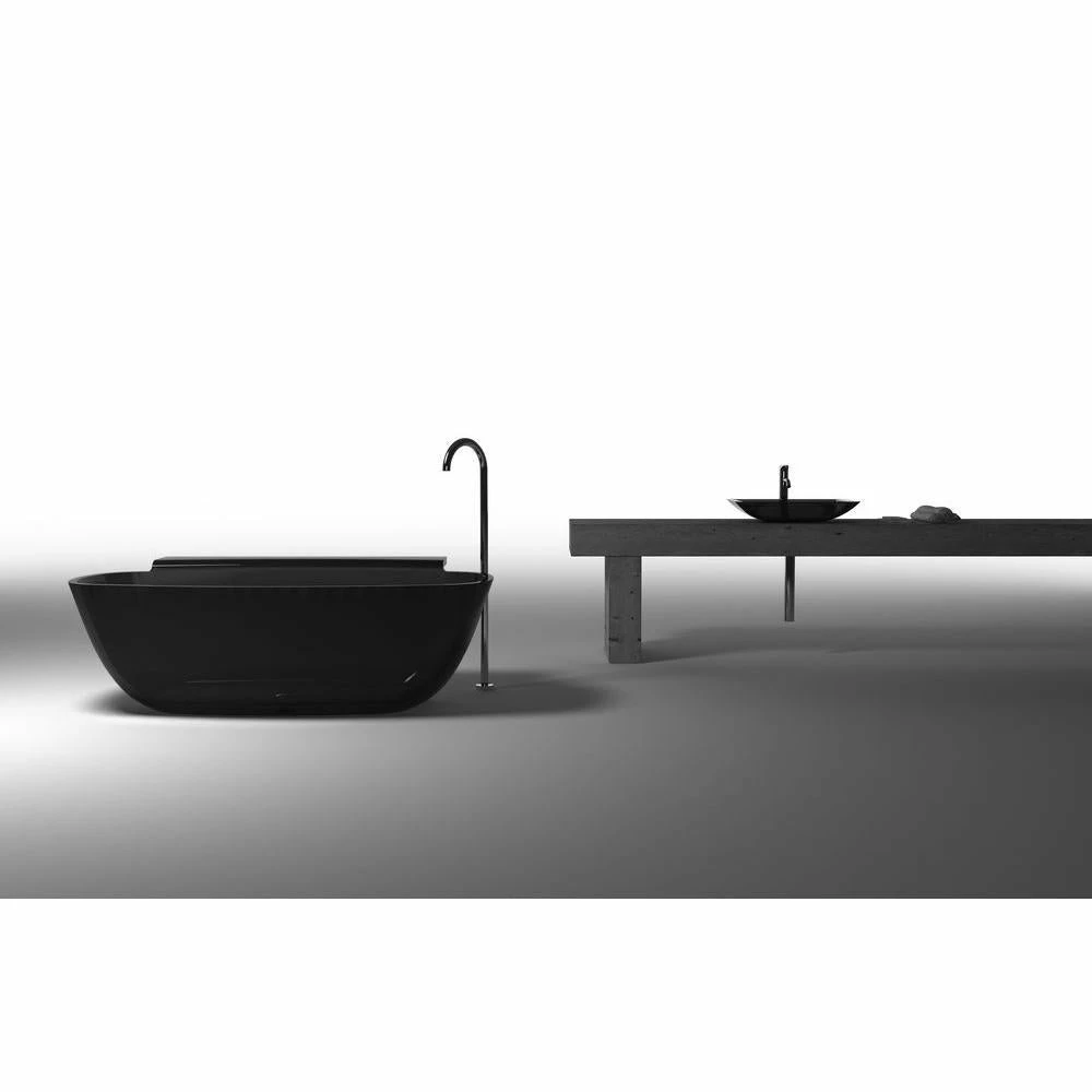 ANZZI Vida Series 5.2 Ft. Man-Made Stone Center Drain Freestanding Bathtub 13 ANZZI Vida Series 5.2 Ft. Man-Made Stone Center Drain Freestanding Bathtub - Image 13
