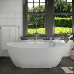 Barclay - Howe 65" Resin Freestanding Tub - RTOVN64-OF